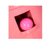 Pink Color Custom Gumball Machine Smart 24 Hours Self Service 95*95*185CM