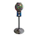 Blue color PC globe 1''~1.4'' coin operated sweet machine gumball machine with stand