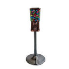 Bronze color 1''-1.4'' capsule 22*22*46CM candy vending machine  with stand
