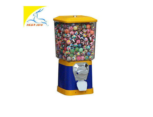 Square Blue Gumball Machine 1 - 1.4 Inch Small Size Multifunctional