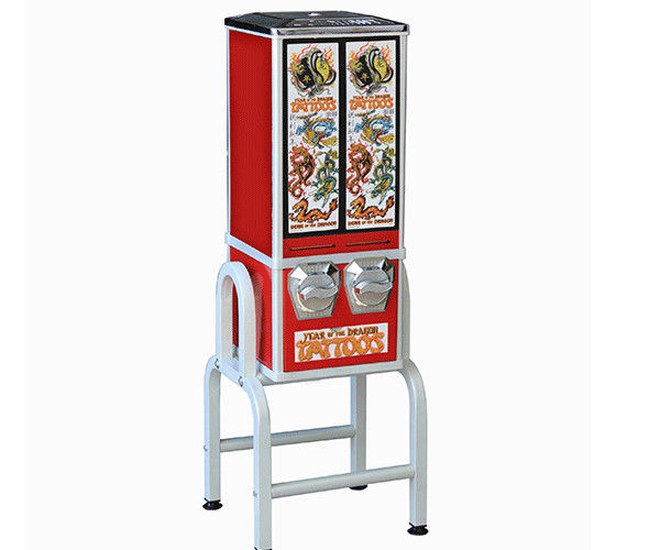 Fully Automatic Standing Tattoo Coin Machine PC Metal Material Modern Appearance
