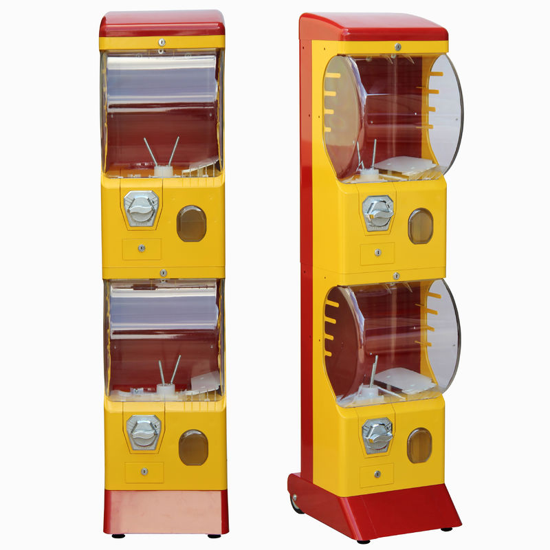 Colorful Gacha Vending Machine 1200pcs Coin Capacity Can Change Bouncy Balls