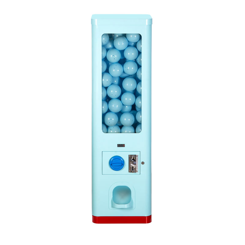 QR Credit Card Bills Coins Pay Four Colors Ball Vending Machine Electronically 1 Year Warranty