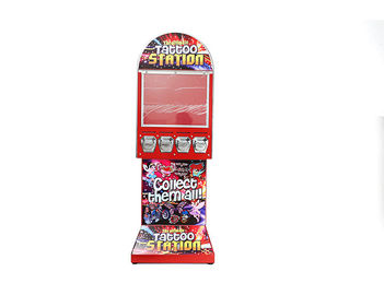 Equipped with a stand with wheels，Use 12*8CM Paper card assist the sale, max thick 5mm vending machine