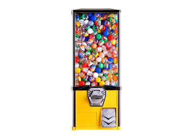 gacha capsule vending machine different height  yellow 2.5" metal for selling items on park