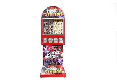 Commercial Tattoo Vending Machine , 12*8CM Paper Card Tomy Gacha Machine