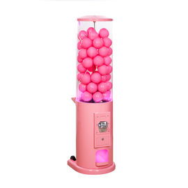 PMMA Globe Candy Gumball Vending Machine 1-4 Coins 44*38*146CM For Kids