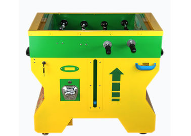 coin operated soccer automated retail machine 78cm 45kgs yellow for game center