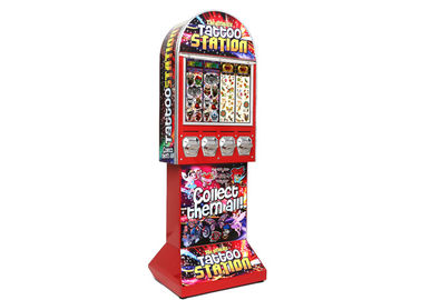 Sticker tattoo vendinig machines  142cm 53kgs red  PC metal for shopping mall