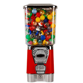 6 Coins 45CM 25 Cent Gumball Vending Machine For Supermarket