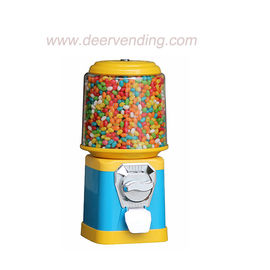 Mini Candy Vending Machine Stand Up Fully Automatic Yellow Color For Kids