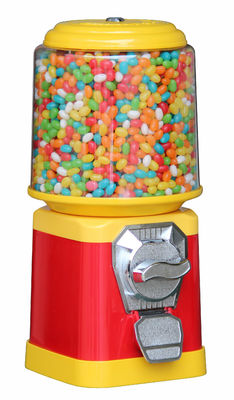 capsules gumball hershey candy vending machine metal 4kgs yellow for shoping mall